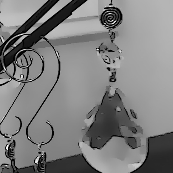 Vintage Crystal Spiral Ornament II - Picture 5 of 8